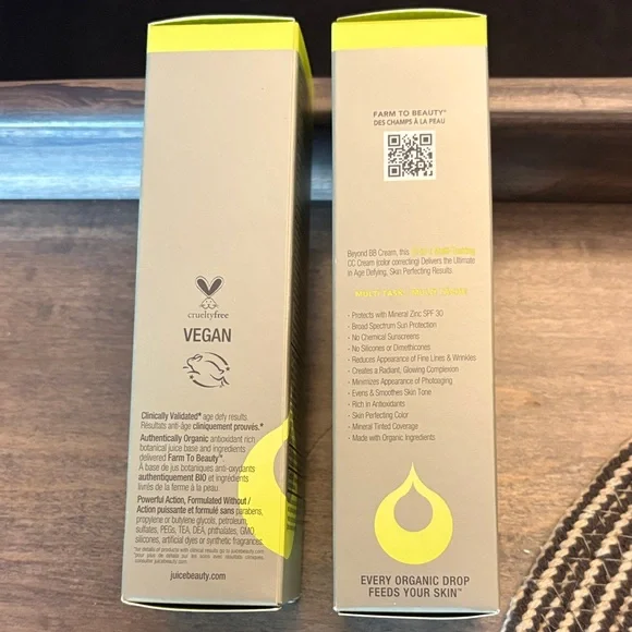 Lot of 2 Juice Beauty Stem Cellular CC foundation Cream New in box